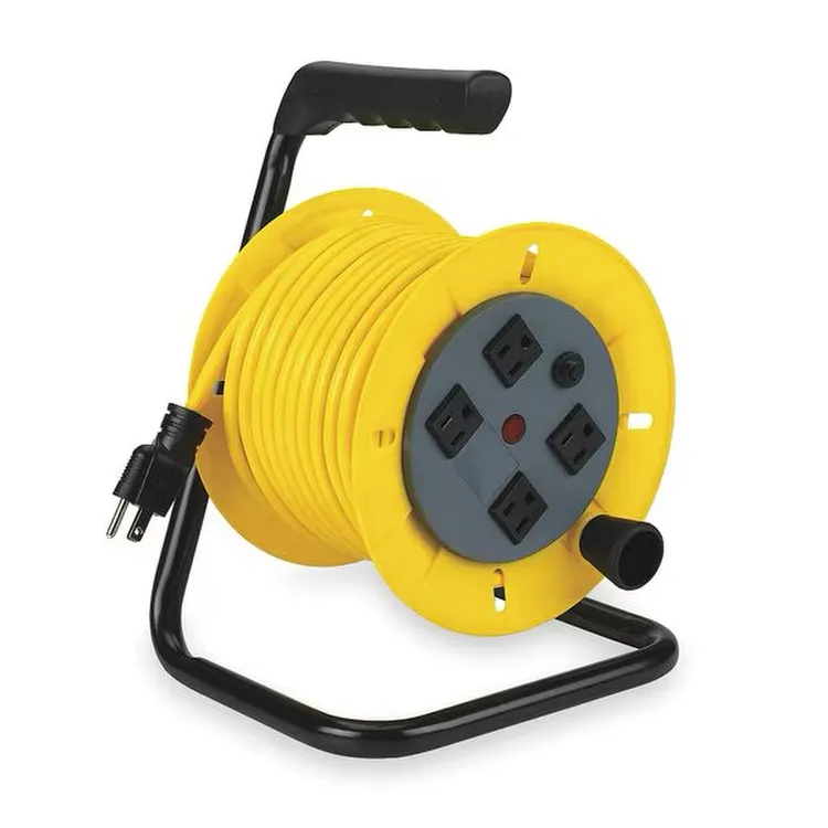 Extension Cord 4 Plug Spool - 100'